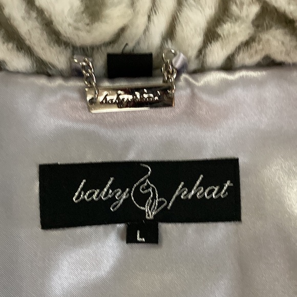 Baby Phat Vintage jacket silver and cream. Size L juniors / S women’s - Picture 4 of 9
